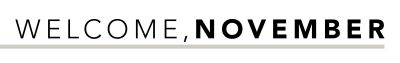 November Newsletter